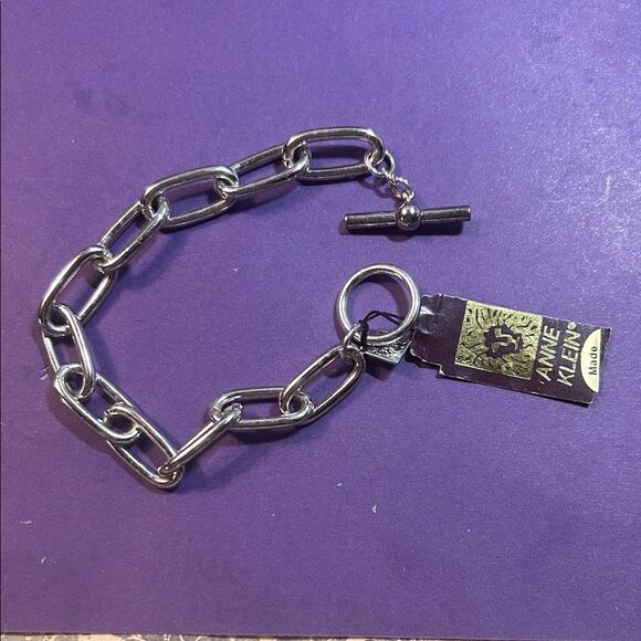 Anne Klein Silver Chain Bracelet - Picture 1 of 3